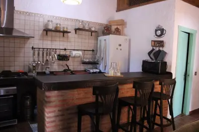 Una cocina o zona de cocina en LA JUSTA Casa Rural