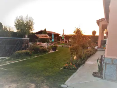 Jardín al aire libre en Los Campos