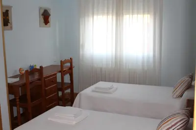 Cama o camas de una habitación en Los Campos