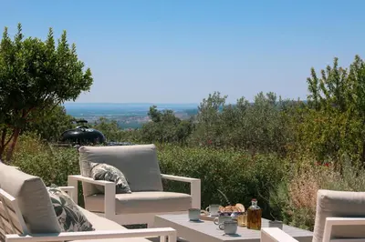 Paisaje cerca de esta villa