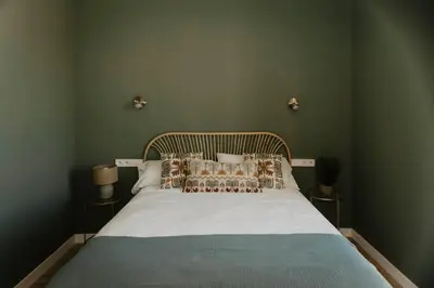 Cama o camas de una habitación en PORTAL DE SANTIAGO