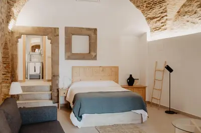 Cama o camas de una habitación en PORTAL DE SANTIAGO