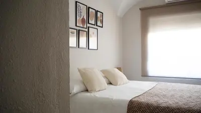 Cama o camas de una habitación en La Higuera ATCC00793