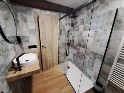 Un baño de Bosque de los sauces