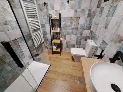 Un baño de Bosque de los sauces