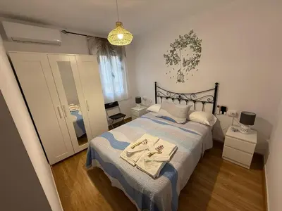 Cama o camas de una habitación en El caserío de la abuela