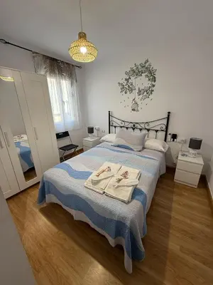 Cama o camas de una habitación en El caserío de la abuela