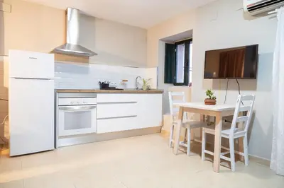 Una cocina o zona de cocina en Apartamento El Olivo