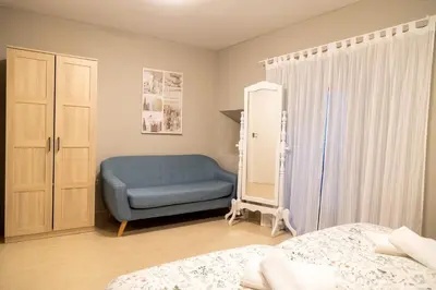 Cama o camas de una habitación en Apartamento El Olivo