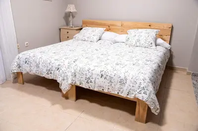 Cama o camas de una habitación en Apartamento El Olivo