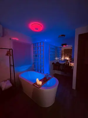 Cama o camas de una habitación en La Mansión de La Adrada
