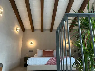 Cama o camas de una habitación en Panorama Europa