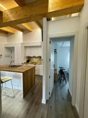 Una cocina o zona de cocina en Apartamentos centro I.II