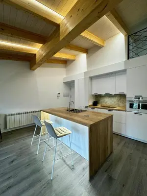 Una cocina o zona de cocina en Apartamentos centro I.II