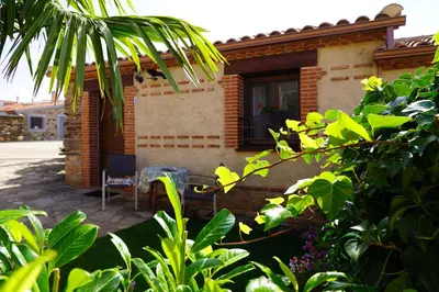 Jardín al aire libre en Los Monteros Sierra de Francia