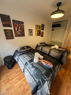 Cama o camas de una habitación en VIVIENDA DE USO TURÍSTICO ENJOY ÁVILA 4- DIVINO