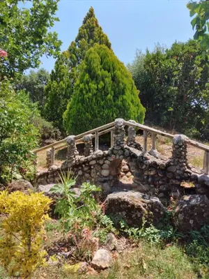 Jardín al aire libre en CAMPING-BUNGALOWS-CABAÑAS LA VERA