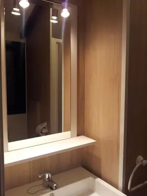 Un baño de CAMPING-BUNGALOWS-CABAÑAS LA VERA