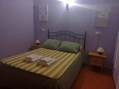 Cama o camas de una habitación en CASA RURAL LA SERROTA