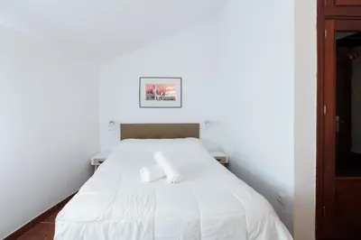 Cama o camas de una habitación en La Casita de la Gula AT 2 llaves