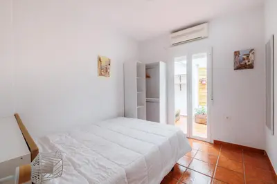 Cama o camas de una habitación en La Casita de la Gula AT 2 llaves