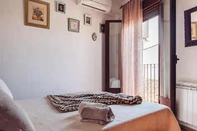 Cama o camas de una habitación en El Escondite de Molina. Valle del Tiétar.