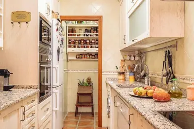 Una cocina o zona de cocina en El Escondite de Molina. Valle del Tiétar.