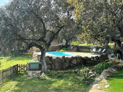 Jardín al aire libre en Finca Marowa