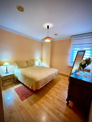 Cama o camas de una habitación en Vivienda Rectorado 2