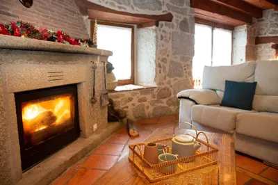Zona de estar de Casa rural María Saula