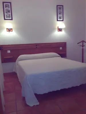 Cama o camas de una habitación en Valdebruna de Gredos