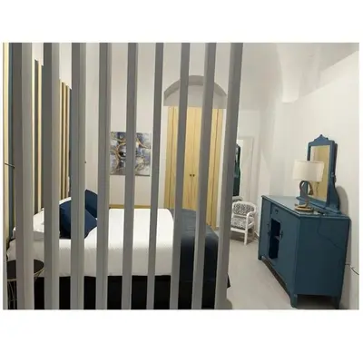Cama o camas de una habitación en Apartamento Las Bóvedas