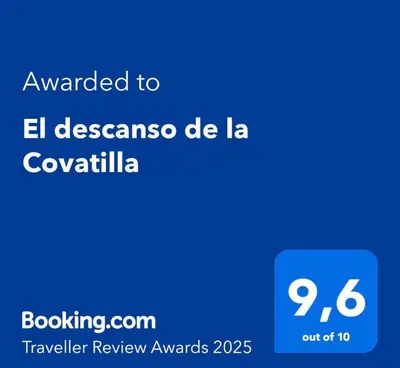 Certificado, premio, señal o documento que está expuesto en El descanso de la Covatilla