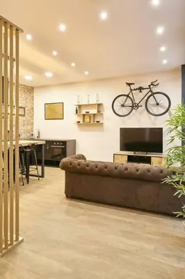 Plano de Loft diseño el taller del abuelo con parking