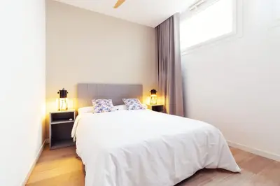 Cama o camas de una habitación en Acanto Apartamentos