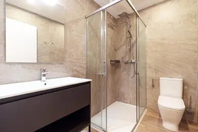 Un baño de Acanto Apartamentos