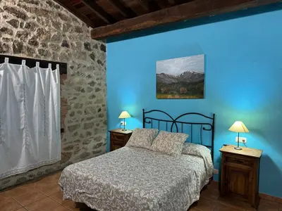 Cama o camas de una habitación en La Casona De Jaraiz