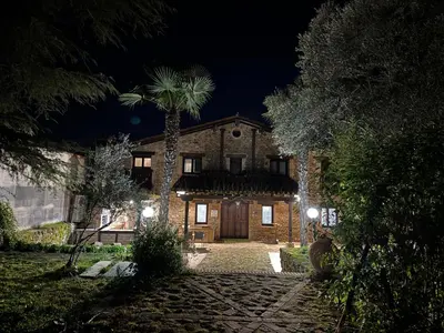 Jardín al aire libre en La Casona De Jaraiz