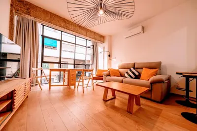 Zona de estar de Apartamento La Dormilona