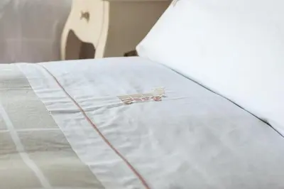 Cama o camas de una habitación en Apartamento Turístico El Sotanillo de Valverde de la Vera