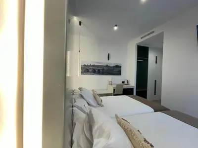 Cama o camas de una habitación en Reserva Benazaire