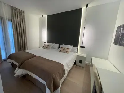 Cama o camas de una habitación en Reserva Benazaire