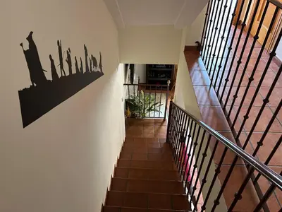 Una televisión o centro de entretenimiento en Casa Rivendel - Fantasía, Confort y Naturaleza