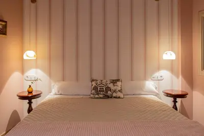 Cama o camas de una habitación en Las Musas, Casa Rural