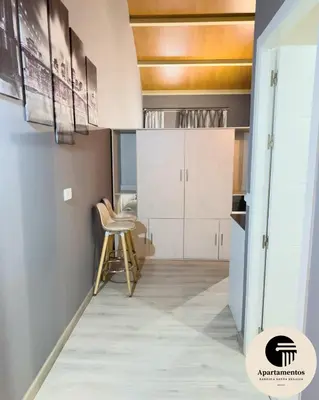 Una cocina o zona de cocina en Apartamentos Basílica Santa Eulalia PARKING GRATIS
