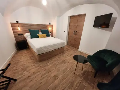 Cama o camas de una habitación en Bailén 3