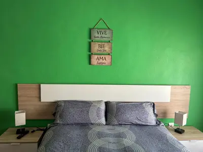Cama o camas de una habitación en Casa Rural La Manzanilla