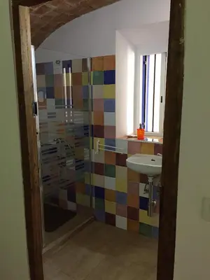 Un baño de Hostel Cañaveral
