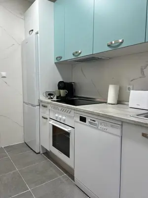 Una cocina o zona de cocina en VuT El Refugio de Santiago