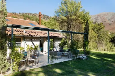 Paisaje cerca de esta villa